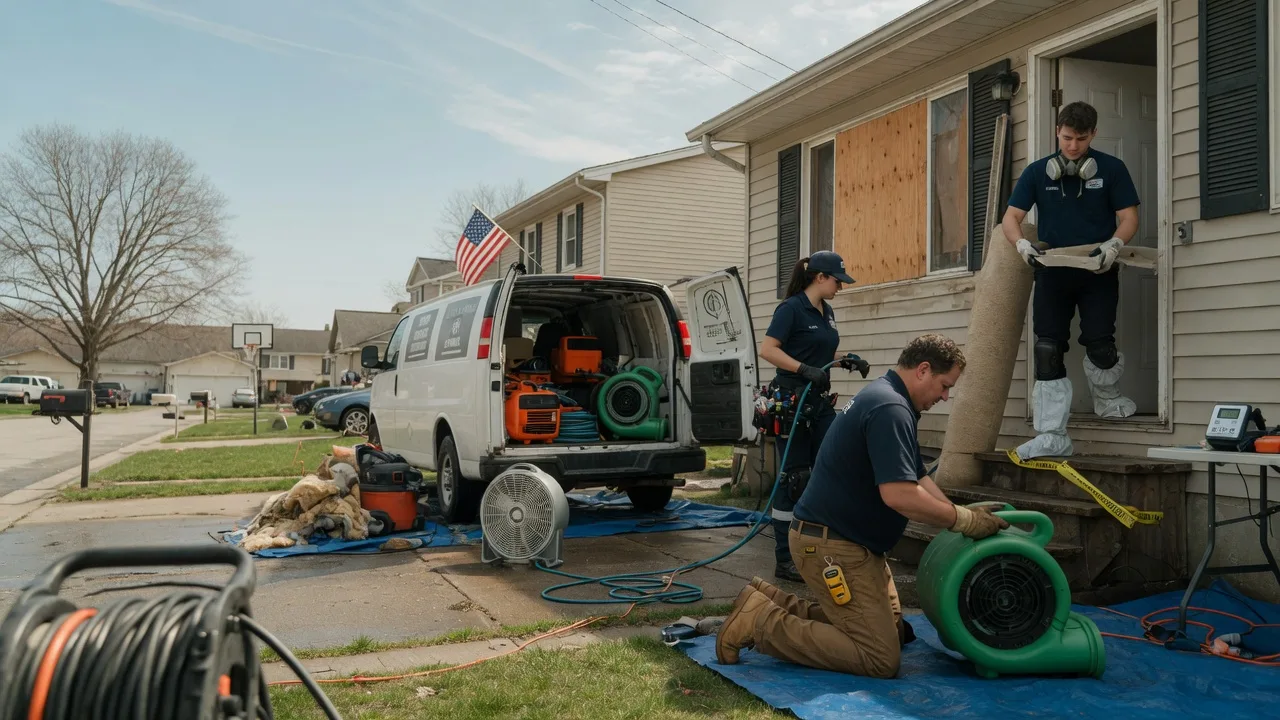 Water Damage Restoration in Hudgins, VA near me